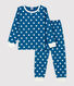 Kinderpyjama aus Bio-Baumwolle mit grafischem Printmuster