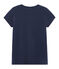 Kurzärmliges T-Shirt für Mädchen blau SMOKING