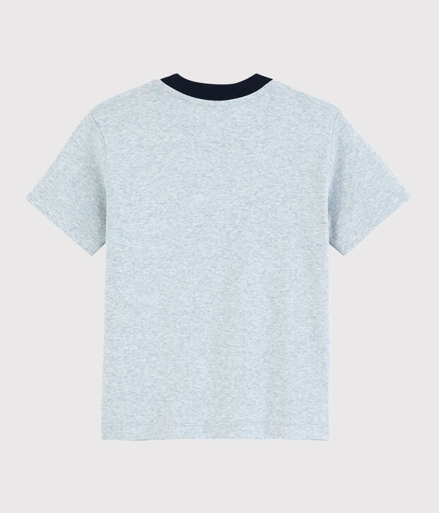 Kurz&auml;rmeliges Kinder-T-Shirt aus Baumwolle f&uuml;r Jungen grau