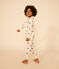Kinderpyjama aus Baumwolle mit Herz-Printmotiv weiss AVALANCHE/ MULTICO