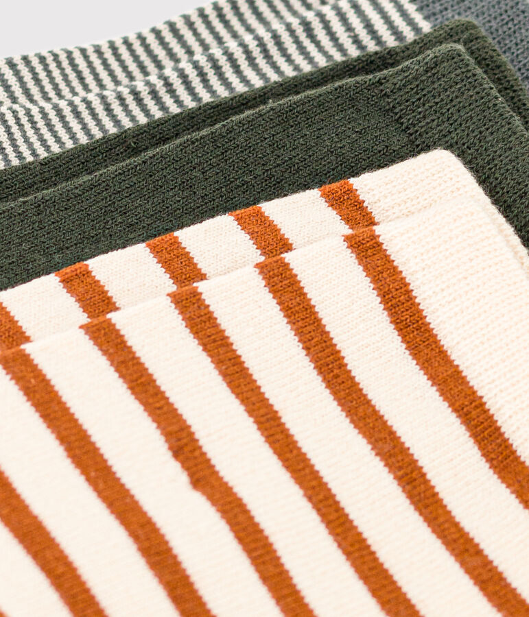 3er-Set Kindersocken mit Ringelstreifen variante 1