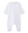 Unisex-Baby-Strampler aus Nicki weiss ECUME