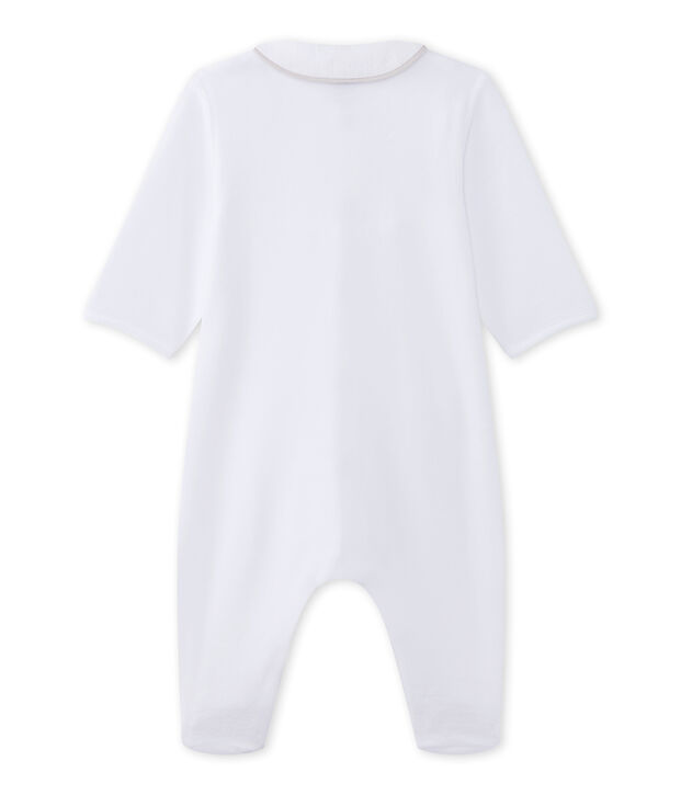 Unisex-Baby-Strampler aus Nicki weiss