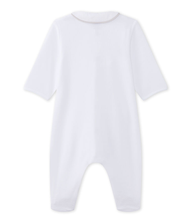 Unisex-Baby-Strampler aus Nicki weiss
