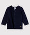 Langärmeliger Baby-Cardigan für Mädchen blau SMOKING
