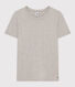 Damen-T-Shirt LE DROIT aus Baumwolle mit Rundhalsausschnitt