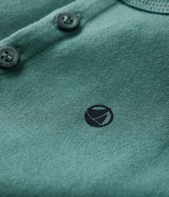 Kurzärmeliges T-Shirt für Mädchen und Jungen grün BRUT