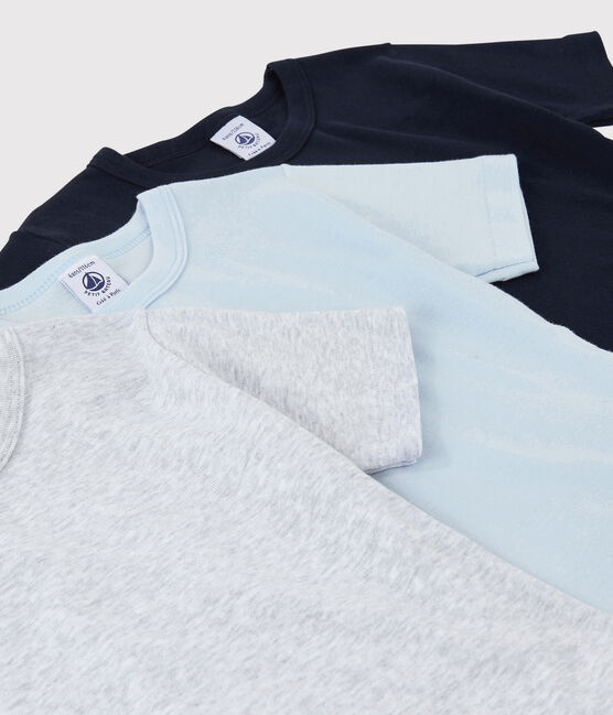 3er-Set kurzärmelige T-Shirts aus Bio-Baumwolle für Jungen variante 1