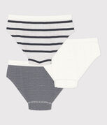 3er-Set Slips mit Streifen für Jungen variante 1