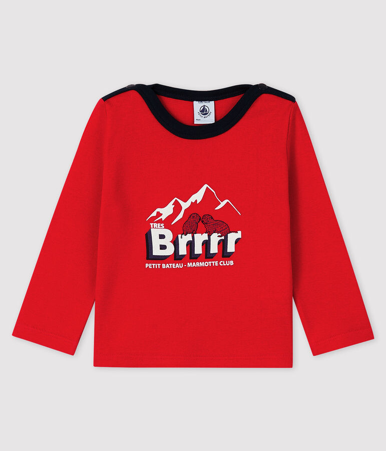 Baby-T-Shirt f&uuml;r Jungen rot