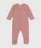 Gestreifter Baby-Strampler aus Baumwolle FAMEUX/ MARSHMALLOW