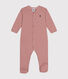 Gestreifter Baby-Strampler aus Baumwolle