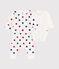 3-teiliges Baby-Set aus Baumwolle weiss MARSHMALLOW/weiss MULTICO