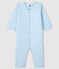 Baby-Strampler ohne Füße aus wattiertem Rippstrick für Jungen blau FRAICHEUR/ MOZAIK