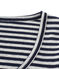 Damen-Body mit „Colette“-Streifenmuster blau SMOKING/grau BELUGA