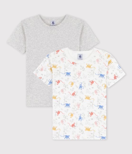 2er-Set kurzärmelige Paris-T-Shirts aus Bio-Baumwolle für Jungen variante 1