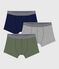 Set Kinder-Boxershorts aus einfarbiger Baumwolle variante 1