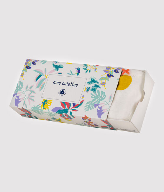 Set mit 5 Unterhosen mit Dschungel-Print für kleine Mädchen variante 1
