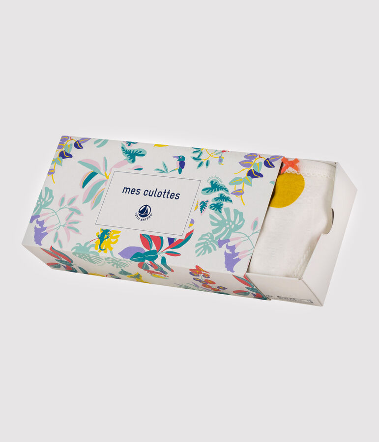 Set mit 5 Unterhosen mit Dschungel-Print f&uuml;r kleine M&auml;dchen variante 1