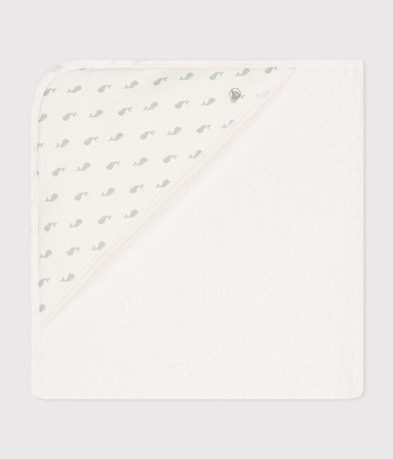 Baby-Badehandtuch weiss MARSHMALLOW/ HERBIER