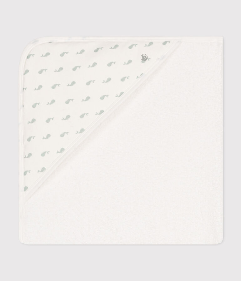 Baby-Badehandtuch weiss MARSHMALLOW/ HERBIER