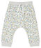 Baby-Hose aus leichtem Molton für Jungen weiss MARSHMALLOW/weiss MULTICO
