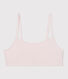 Damen-Bustier aus einfarbiger Baumwolle mit Elastan