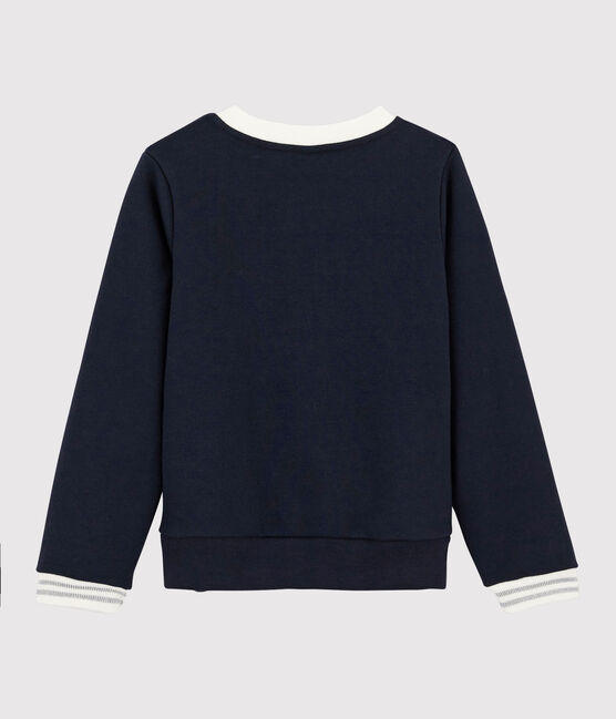Kinder-Sweatshirt für Mädchen blau SMOKING