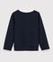 Kinder-Sweatshirt für Mädchen blau SMOKING