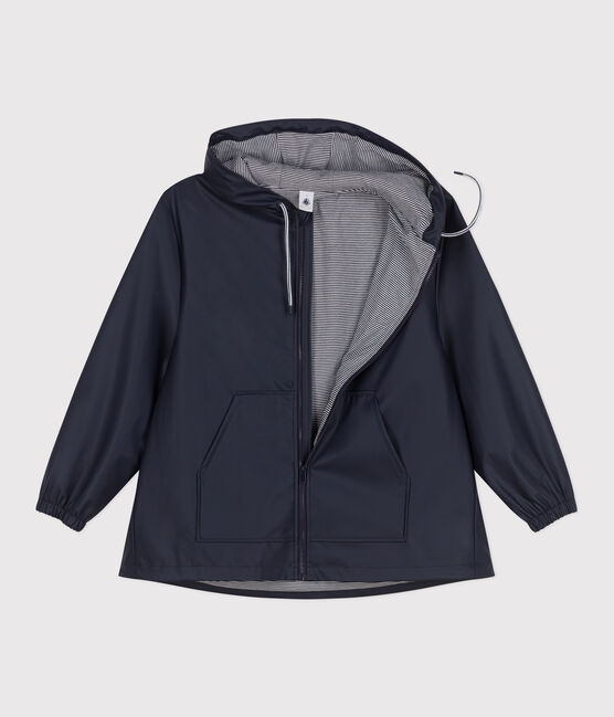 Damen-Regenjacke mit Kapuze blau SMOKING