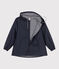 Damen-Regenjacke mit Kapuze blau SMOKING