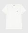 Kultiges Damen-T-Shirt mit Admiralskragen aus Baumwolle  weiss ECUME
