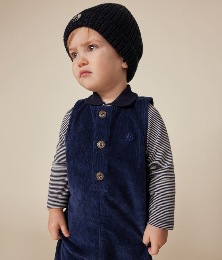 Baby-Overall aus Cord blau