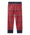 Strickhose mit Tartanmuster für Jungen rot TERKUIT/blau SMOKING/ BELUGA