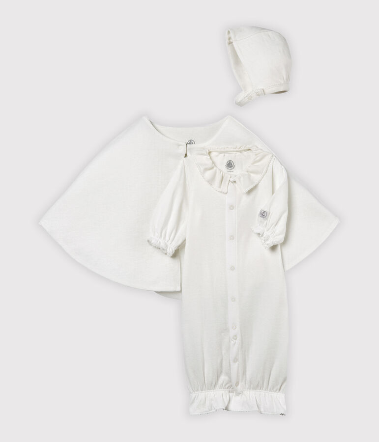 Dreiteiliges Baby-Set aus Doppeljersey vielfarbig