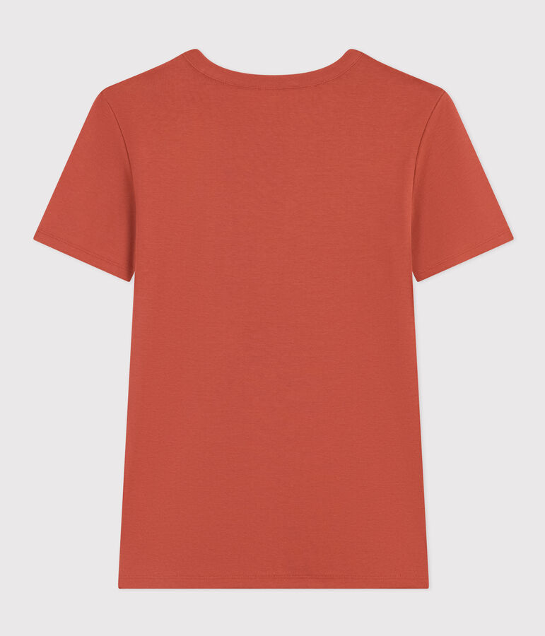 T-Shirt L&rsquo;ICONIQUE aus Baumwolle mit rundem Ausschnitt f&uuml;r Damen braun