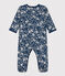 Strampler aus Baumwolle mit Blumenmuster INCOGNITO/ MARSHMALLOW