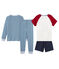 2er-Set Pyjamas für kleine Jungen variante 1