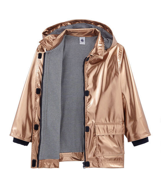 Kinder-Regenjacke Mädchen COPPER