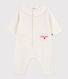 Baby-Overall mit Strickkragen und "P'tit Cœur"-Stickerei
