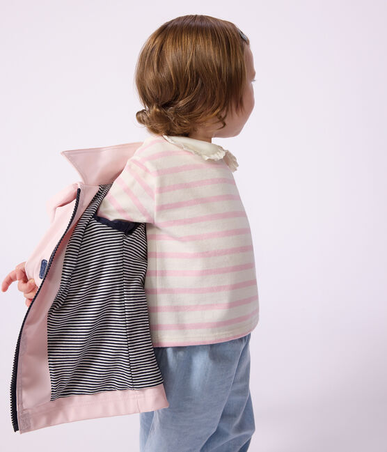 Ikonische Baby-Regenjacke rosa BARELY