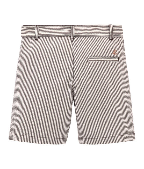 Kinder-Short Mädchen rot VINO/weiss MARSHMALLOW