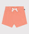 Baby-Shorts aus Baumwoll-Frottee orange ABRICOT