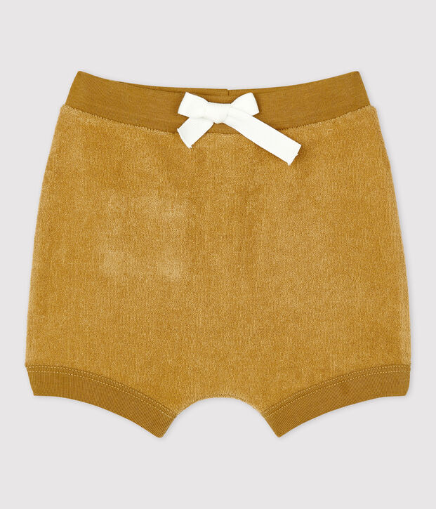 Baby-Shorts aus Frottee gelb