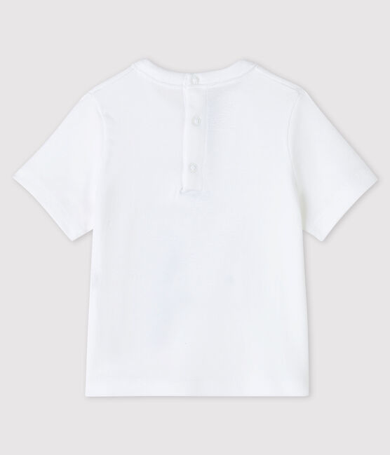 Baby-T-Shirt für Jungen weiss ECUME