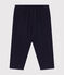 Baby-Hose aus Musselin-Stoff blau SMOKING