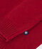 Kinder Jacquard-Pullover aus Wolle und Baumwolle für Jungen rot STOP/ MULTICO