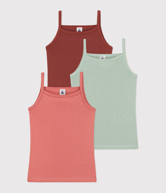 3er-Set Spaghetti-Tops für Mädchen variante 1