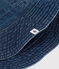 Baby-Sonnenhut aus Bio-Baumwolle blau DENIM