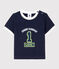 Kurzärmeliges Baby-T-Shirt für Jungen blau SMOKING